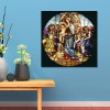 Madonna and Child Window - Full Round Diamond - 40x40cm