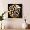 Madonna and Child Window - Full Round Diamond - 40x40cm