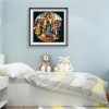 Madonna and Child Window - Full Round Diamond - 40x40cm