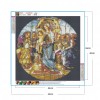 Madonna and Child Window - Full Round Diamond - 40x40cm
