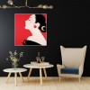 Japanese Woman - Full Round Diamond - 40x40cm