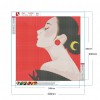 Japanese Woman - Full Round Diamond - 40x40cm