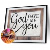 Letters - Full Round Diamond - 40x30cm