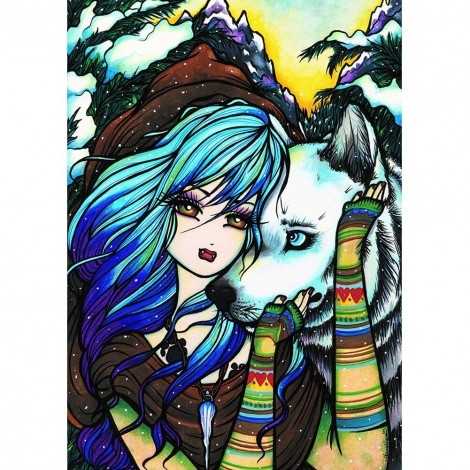 Maxiy Girl - Full Round Diamond - 30x40cm