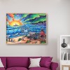 5D Kit Full Drill Art Painting Sunrise Surfing Round Diamond DIY Picture