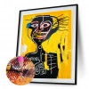 DIY Cabezza Jean Michel Basquiat Painting Kit Full Round Rhinestone Picture