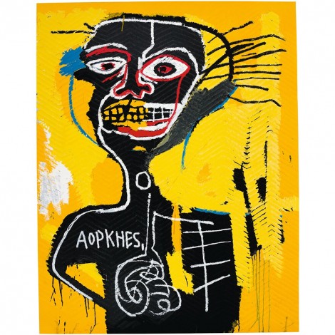 DIY Cabezza Jean Michel Basquiat Painting Kit Full Round Rhinestone Picture