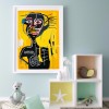 DIY Cabezza Jean Michel Basquiat Painting Kit Full Round Rhinestone Picture