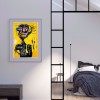 DIY Cabezza Jean Michel Basquiat Painting Kit Full Round Rhinestone Picture