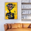 DIY Cabezza Jean Michel Basquiat Painting Kit Full Round Rhinestone Picture
