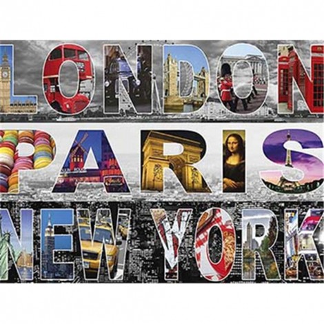 Home Cities - Full Round Diamond - 40x30cm