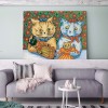 Lovely Cats Color DIY Painting Kit Full Round Diamond Picture (sz139 Four)