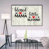 Full Round Drill Diamond Painting DIY MAMA Blessing Rhinestone Mosaic Craft