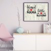 Full Round Drill Diamond Painting DIY MAMA Blessing Rhinestone Mosaic Craft