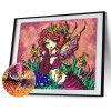 Girl with Big Eyes - Full Round Diamond - 40x30cm