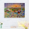 Round Craft Full Colorful World Picture Diamond Painting Kit Drill DIY 5D