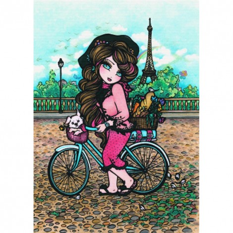 Maxiy Girl - Full Round Diamond - 30x40cm