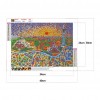 Round Craft Full Colorful World Picture Diamond Painting Kit Drill DIY 5D
