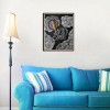 Sky Blackboard - Full Round Diamond - 25x30cm