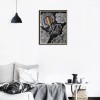 Sky Blackboard - Full Round Diamond - 25x30cm