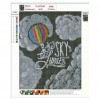 Sky Blackboard - Full Round Diamond - 25x30cm
