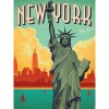 Statue of Liberty - Full Round Diamond - 35x45cm