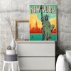 Statue of Liberty - Full Round Diamond - 35x45cm