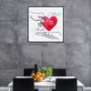 Heart - Full Diamond Painting - 30x30cm