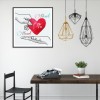 Heart - Full Diamond Painting - 30x30cm