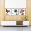 Colorful  Flowers-Full Round Diamond Painting-135x45cm