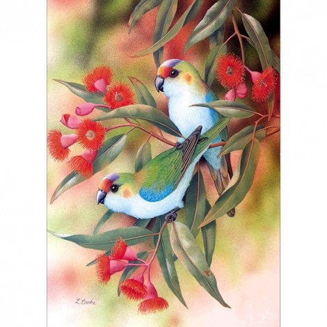 5D DIY Full Drill Diamond Painting Spring Birds Kit