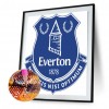 Everton Football Logo - Full Round Diamond - 30x40cm