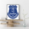 Everton Football Logo - Full Round Diamond - 30x40cm