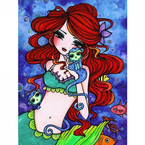 Hannah - Full Round Diamond - 35x45cm