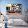 Kits Car in Roadside s - Full Round Diamond - 40x30cm