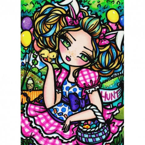 Maxiy Girl - Full Round Diamond - 30x40cm
