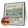 Best Stories - Full Round Diamond - 30x30cm