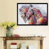Colorful Horse  - Full Diamond Painting - 40x30cm