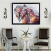 Colorful Horse  - Full Diamond Painting - 40x30cm