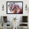 Colorful Horse  - Full Diamond Painting - 40x30cm