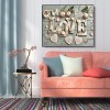 Round Letter Set - Full Diamond Painting - 40x30cm