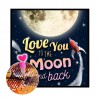 Letter Print Digital - Full Round Diamond - 30x30cm