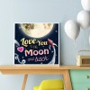 Letter Print Digital - Full Round Diamond - 30x30cm