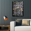 Letter Blessed - Full Round Diamond - 30x40cm