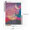 Kiss Me - Full Round Diamond - 30x40cm