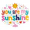You Are My Sunshine - Full Round Diamond - 40x40cm