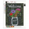 Vase Blackboard - Full Round Diamond - 25x30cm
