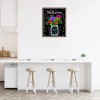 Vase Blackboard - Full Round Diamond - 25x30cm
