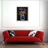 Vase Blackboard - Full Round Diamond - 25x30cm