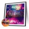 Letters - Full Round Diamond - 35x35cm